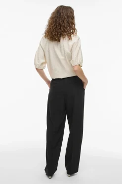 Pantalón de vestir recto con viscosa