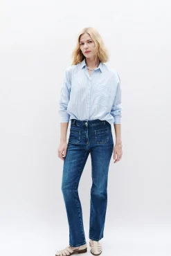 Pantalón denim clásico