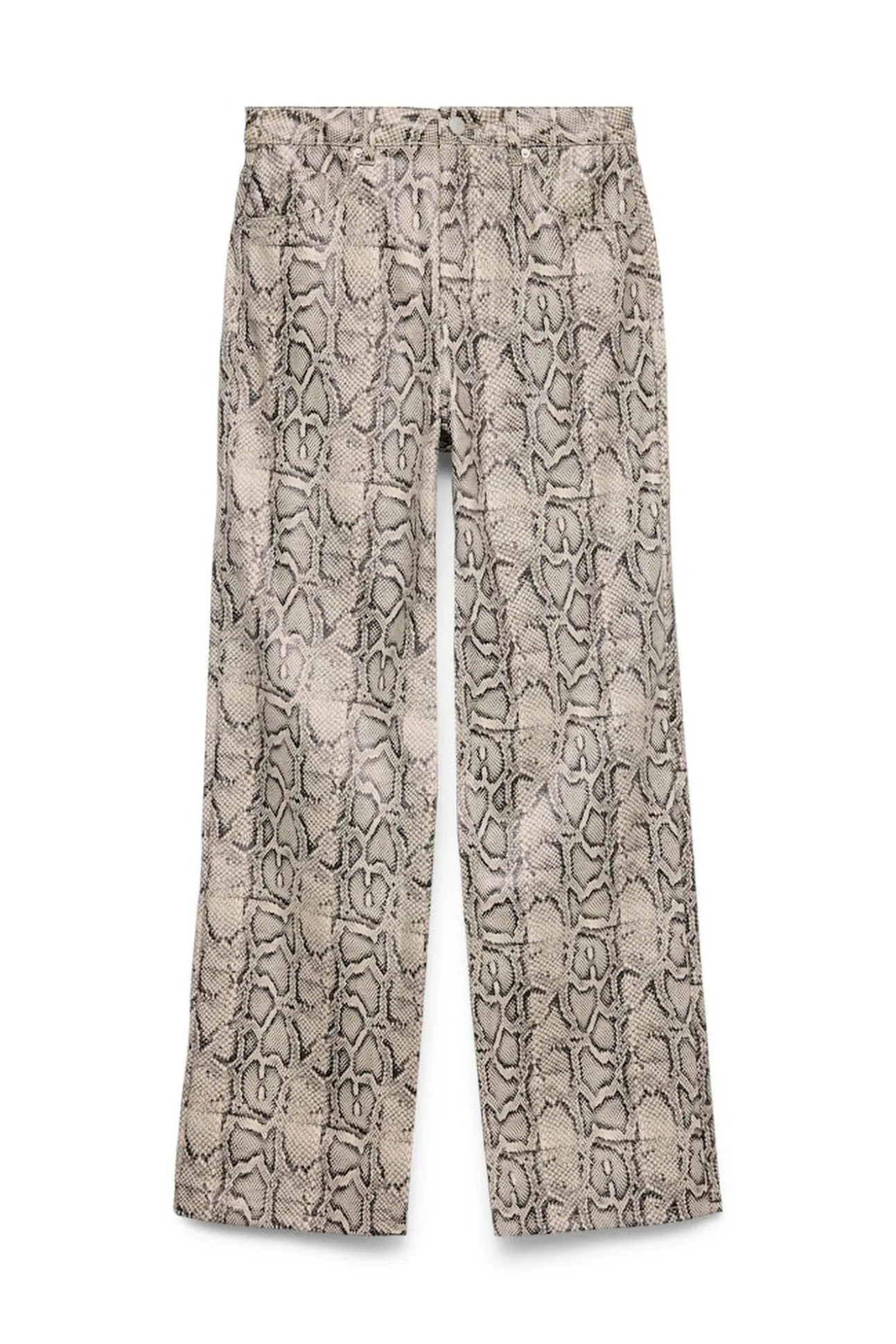 Pantalón efecto piel de serpiente