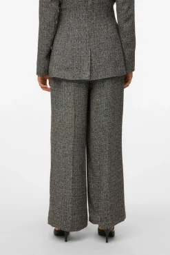 Pantalón largo efecto jaspeado
