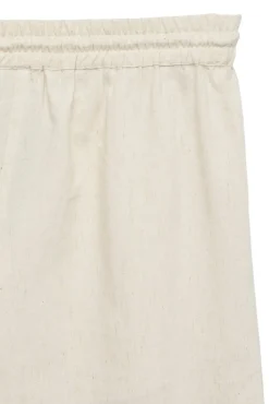 Pantalón largo lino estampado