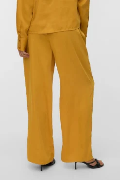 Pantalón largo satinado