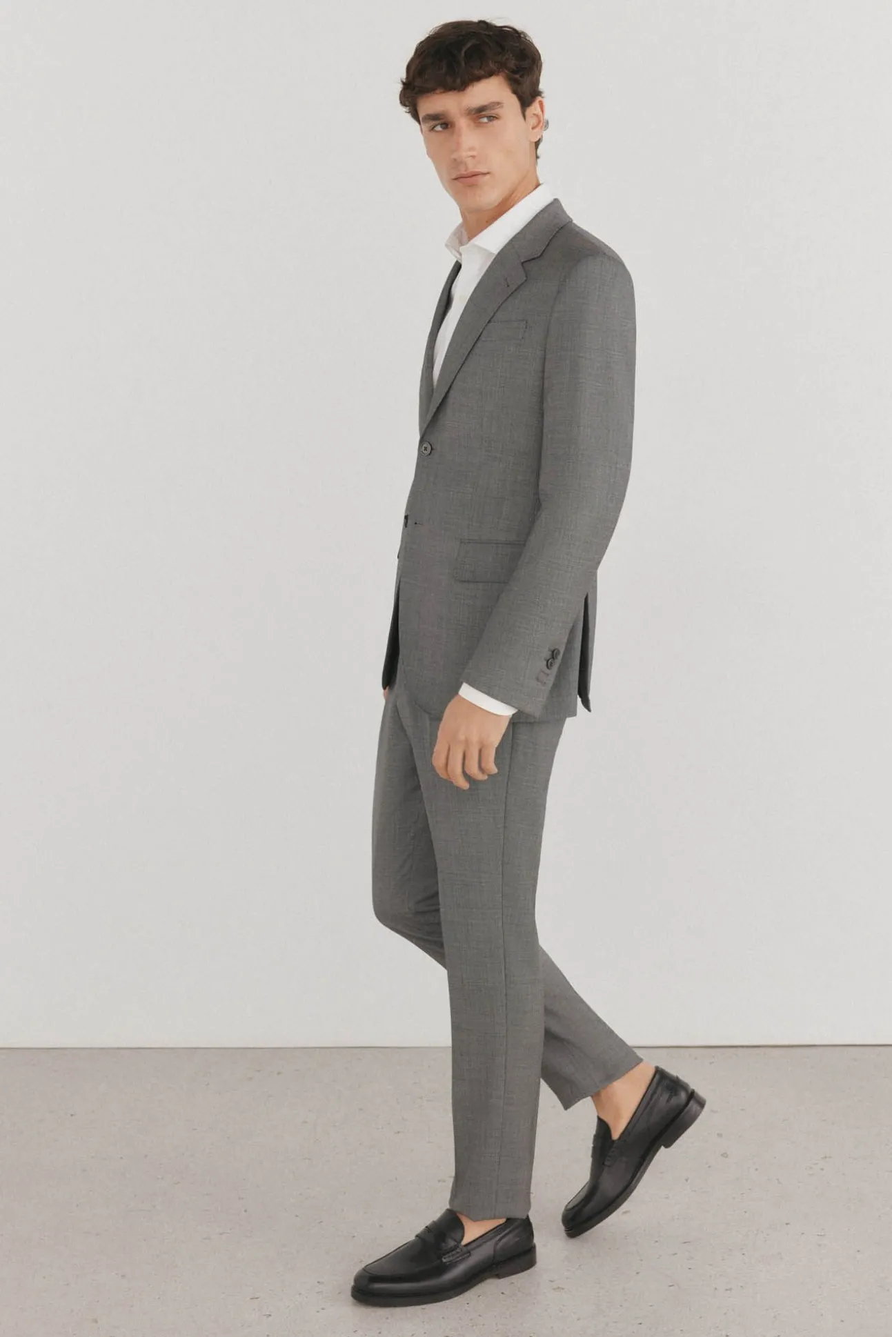 Pantalón ojo de perdiz bi-stretch slim fit
