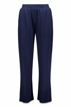 Pantalón recto ancho azul oscuro