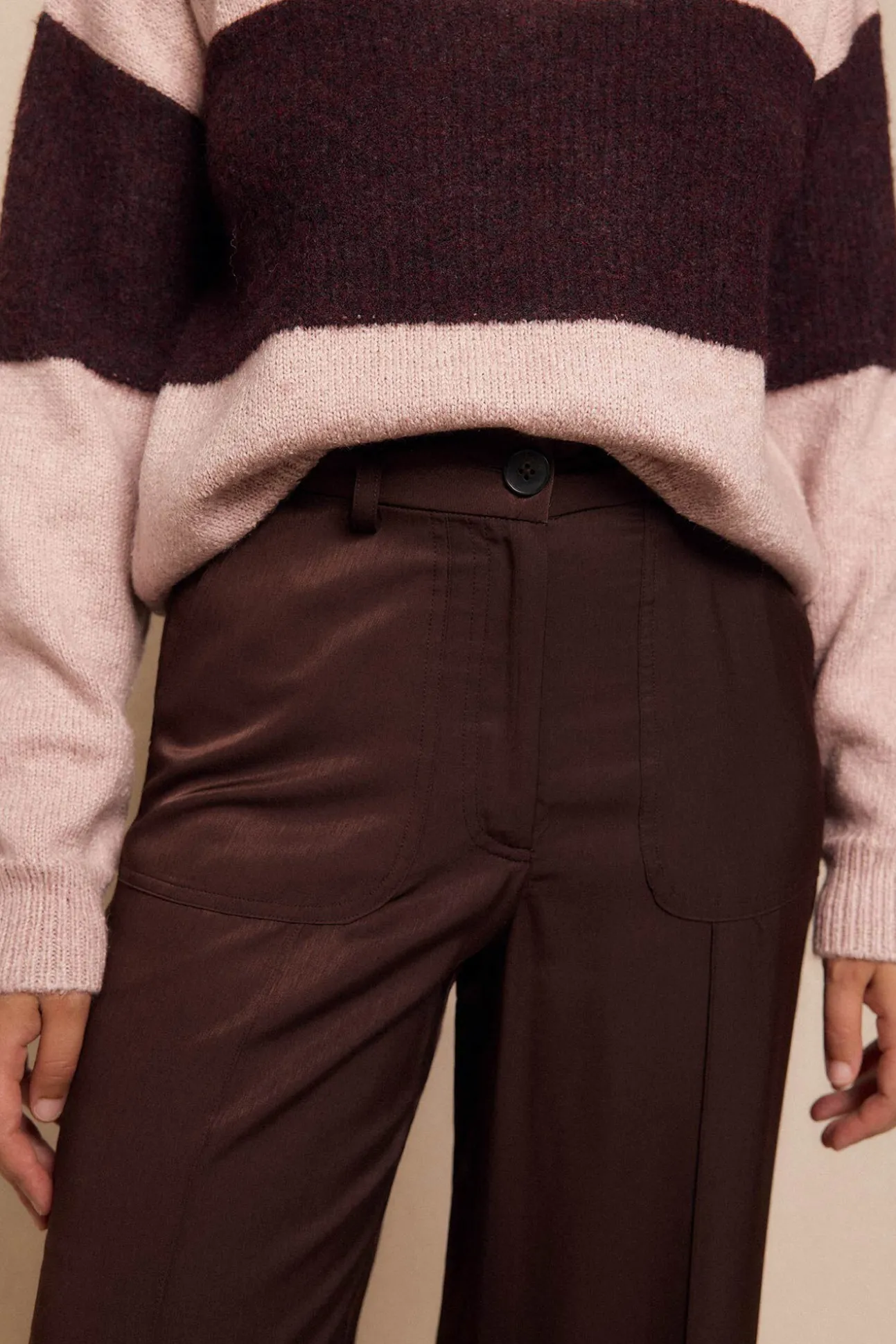 Pantalón satinado