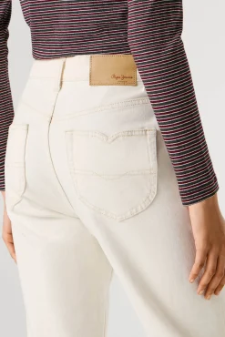 Pantalón vaquero acampanado tiro alto