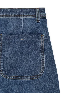 Pantalón vaquero pata ancha