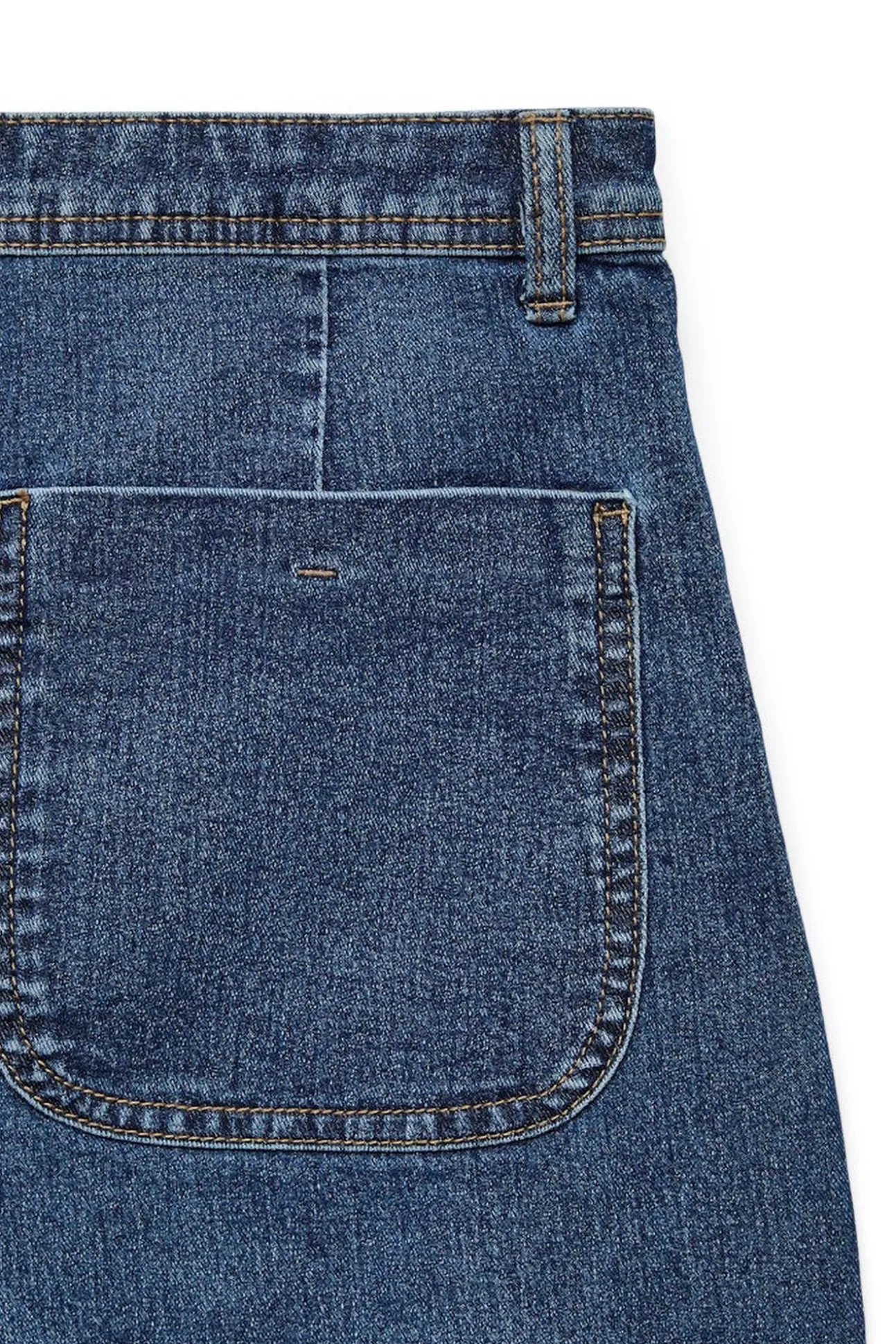 Pantalón vaquero pata ancha