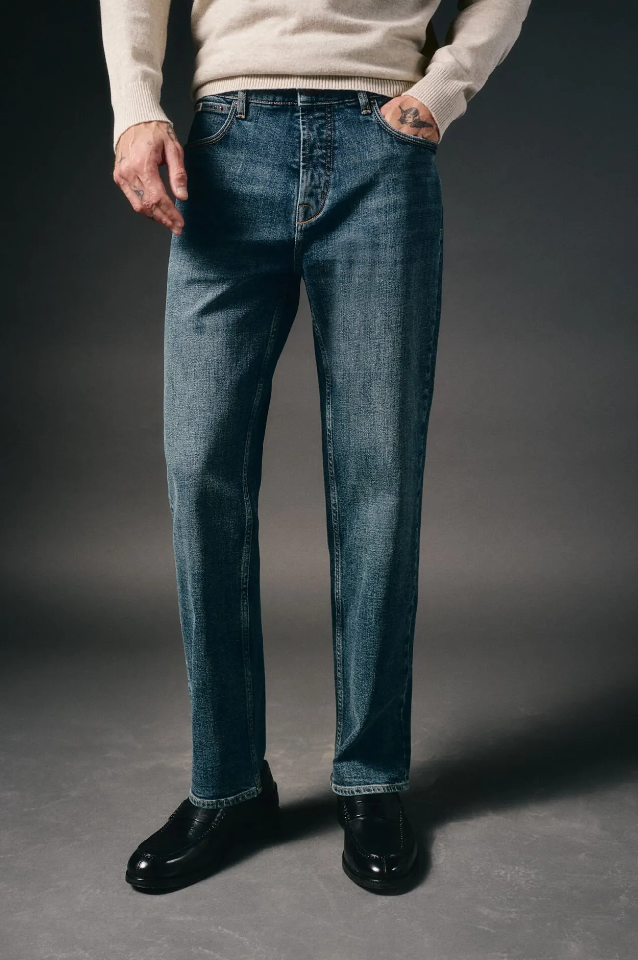 Pantalón vaquero straight fit