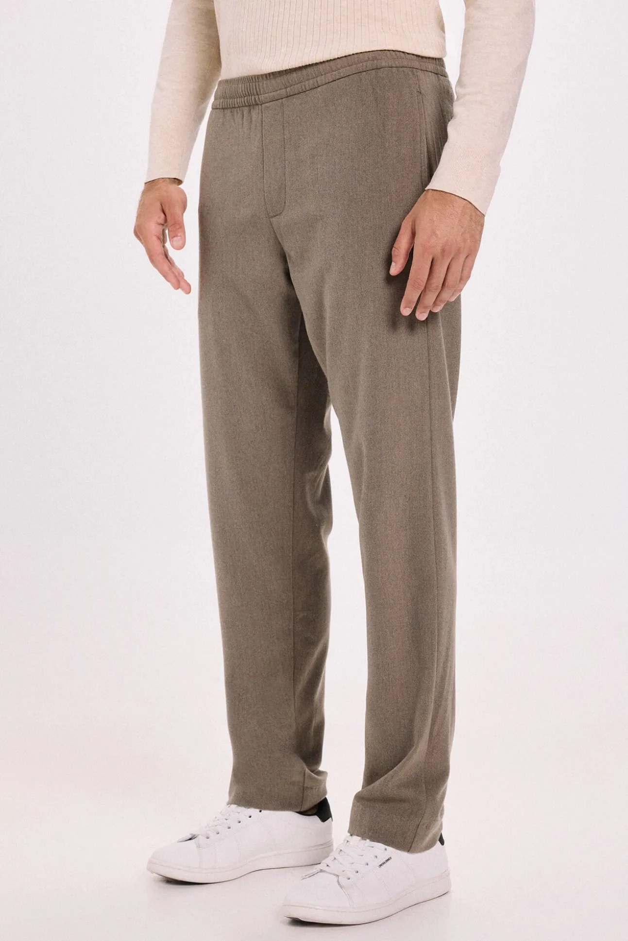 Pantalones clásicos con cintura elástica