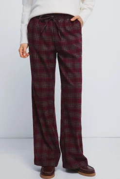 Pantalones jogger cuadros