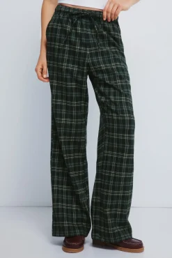 Pantalones jogger cuadros