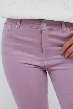 Pantalones pana kick flare