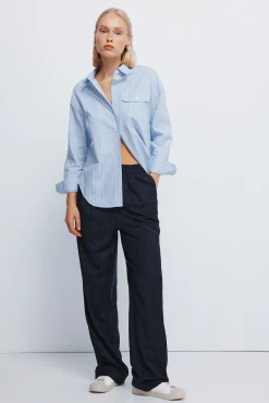 Pantalones pinzas goma cintura