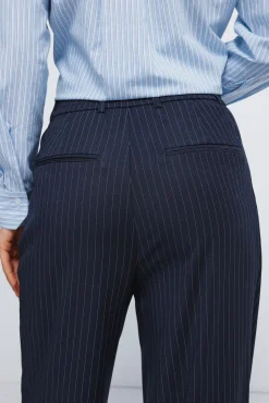 Pantalones pinzas goma cintura