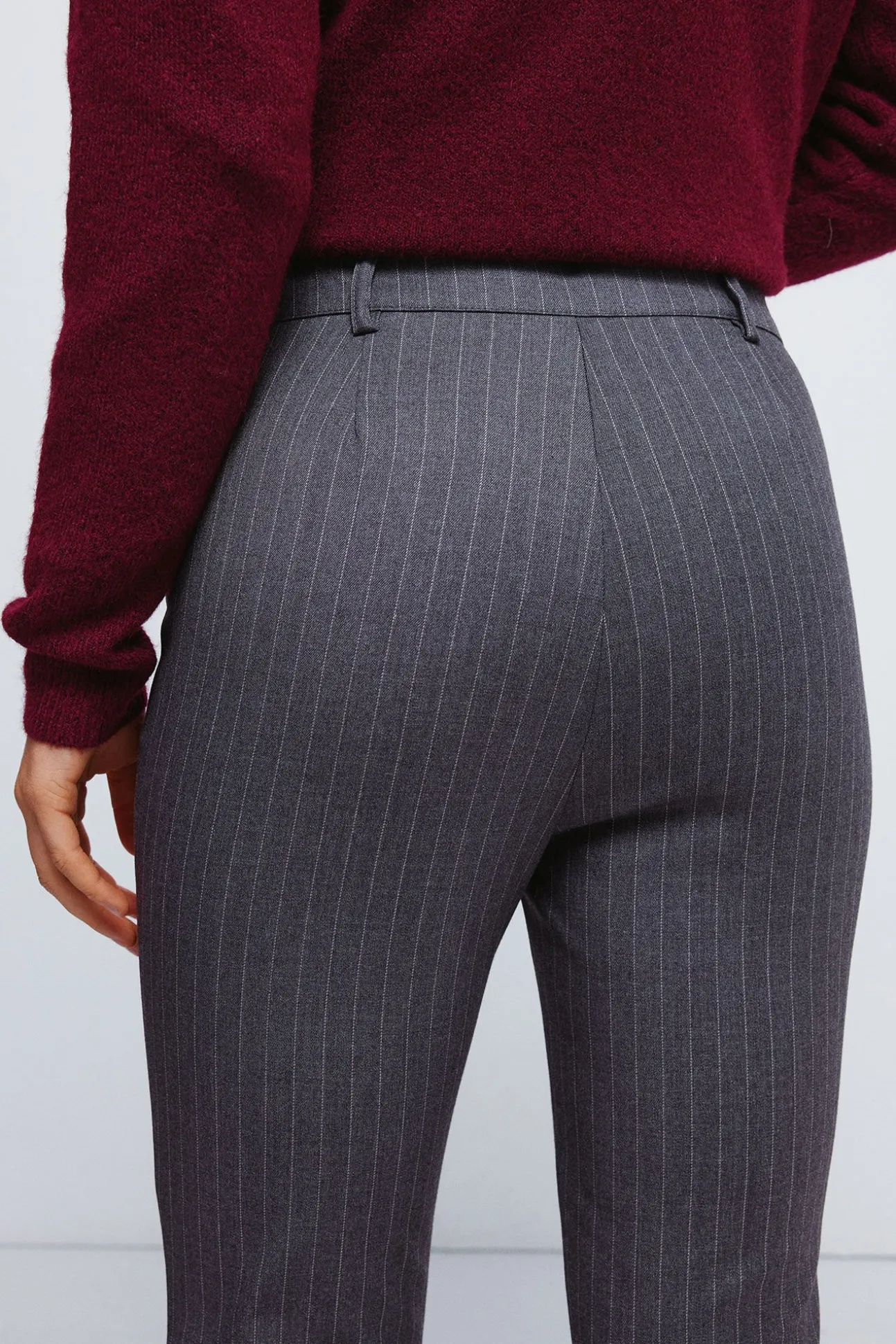Pantalones rayas flare