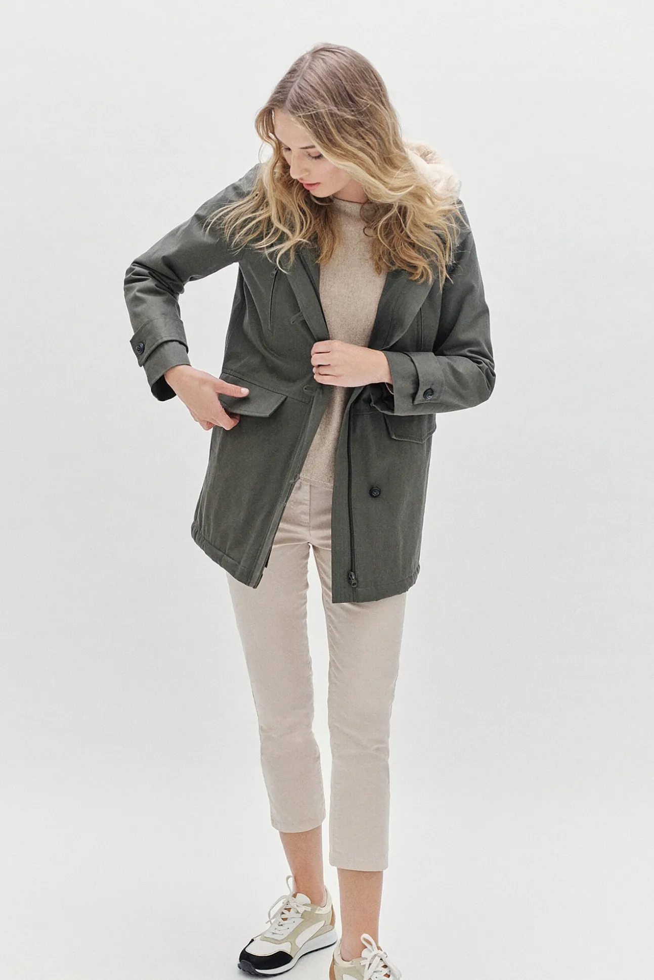 Parka 100% algodón