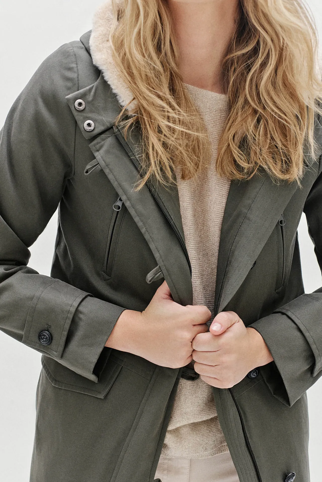 Parka 100% algodón