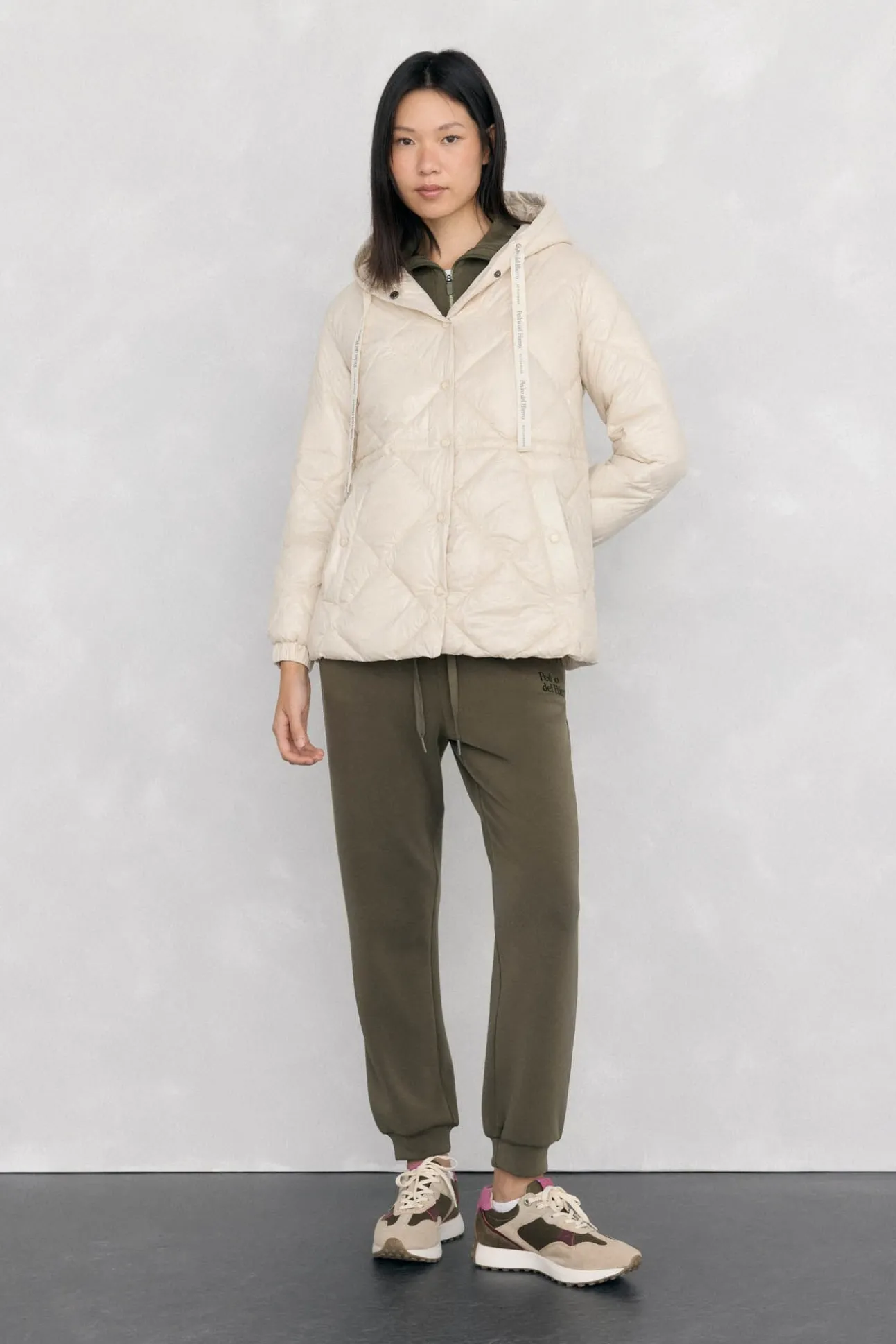 Parka acolchada capucha