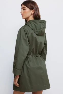 Parka capucha algodón