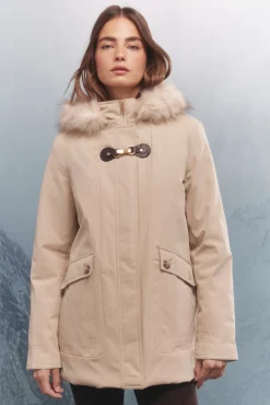 Parka capucha cierre metálico Sorona Aura