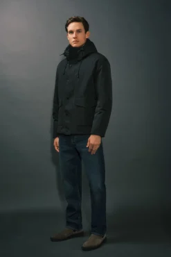 Parka con capucha