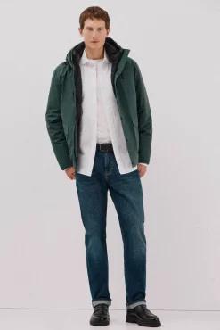 Parka con capucha