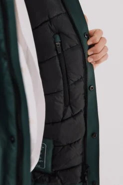Parka con capucha