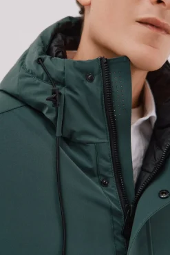 Parka con capucha