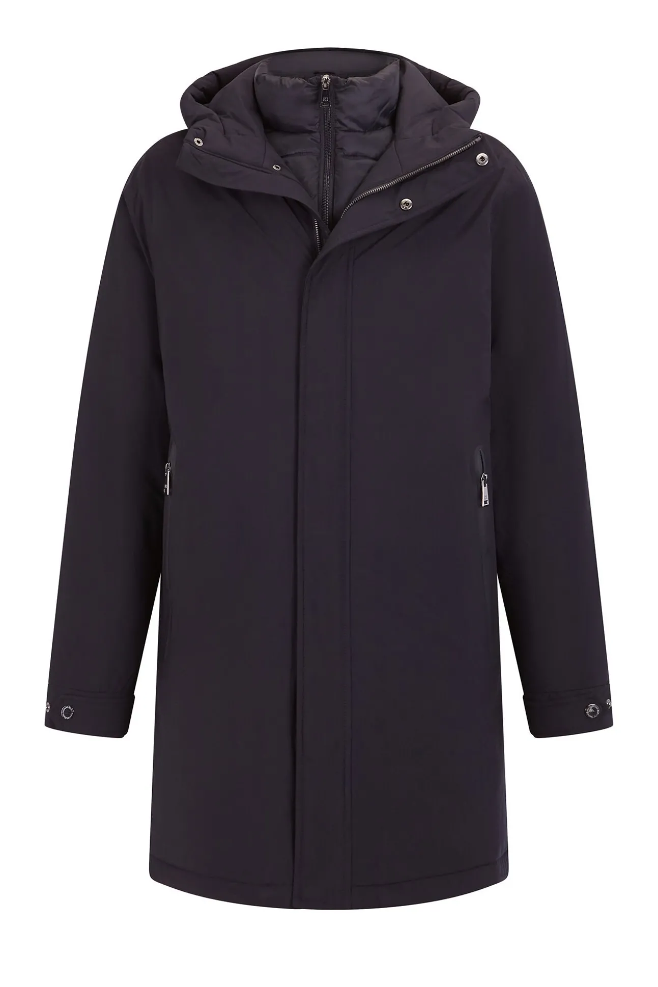 Parka corta capucha