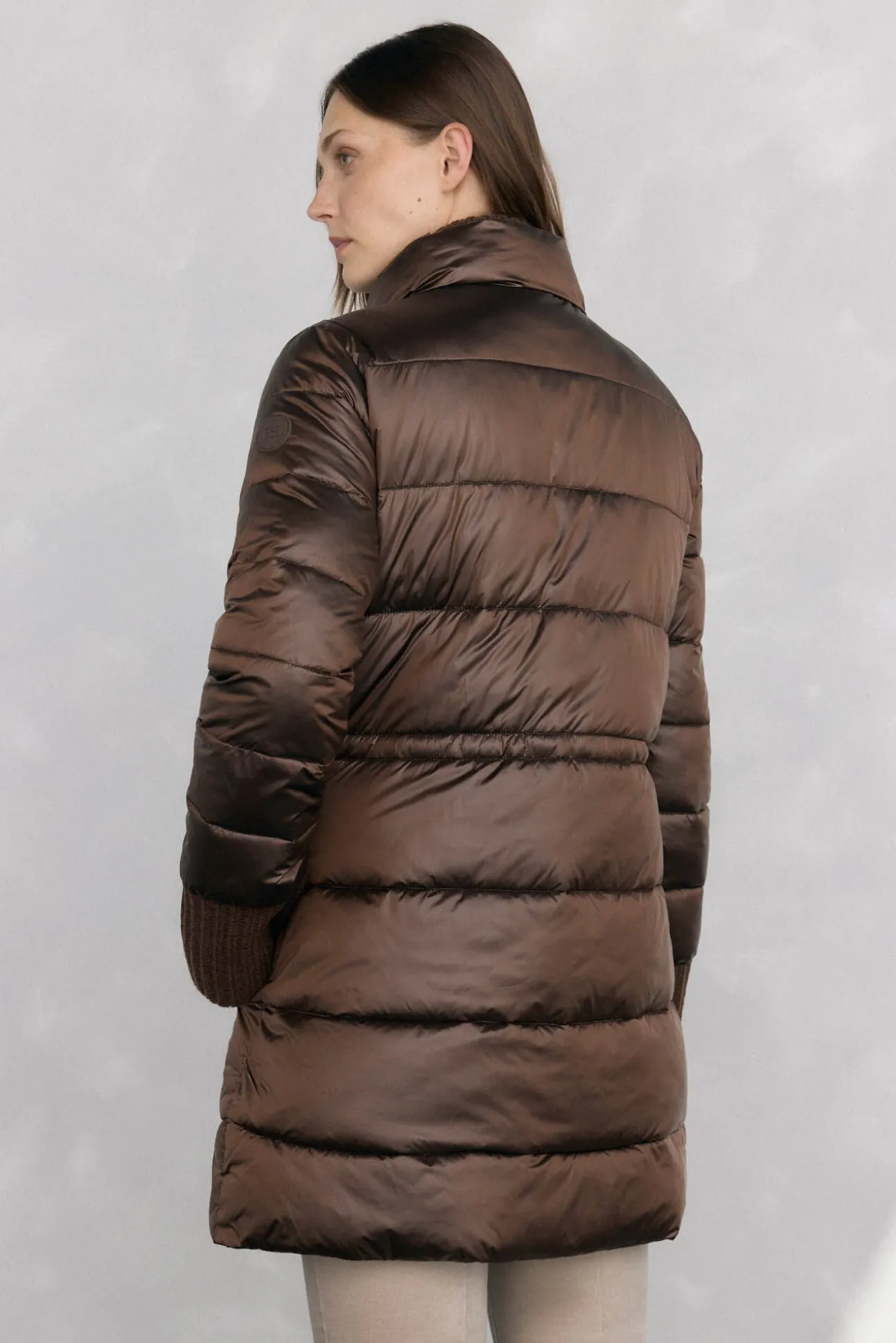 Parka larga acolchada