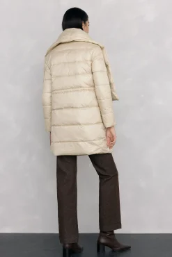 Parka larga bufanda