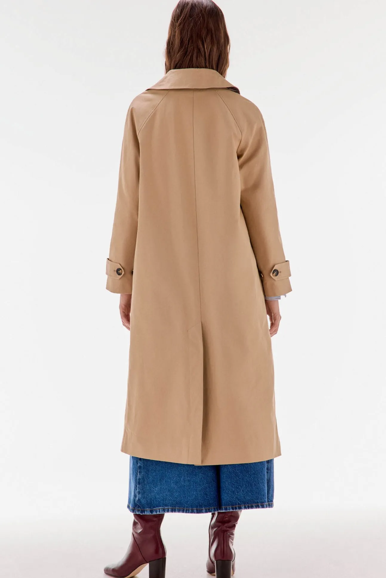 Parka larga capucha