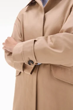 Parka larga capucha