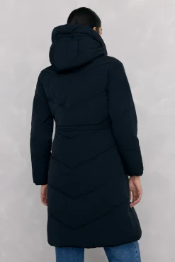 Parka larga capucha