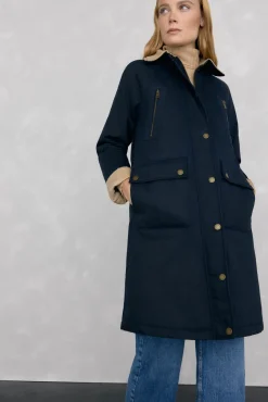 Parka larga encerada