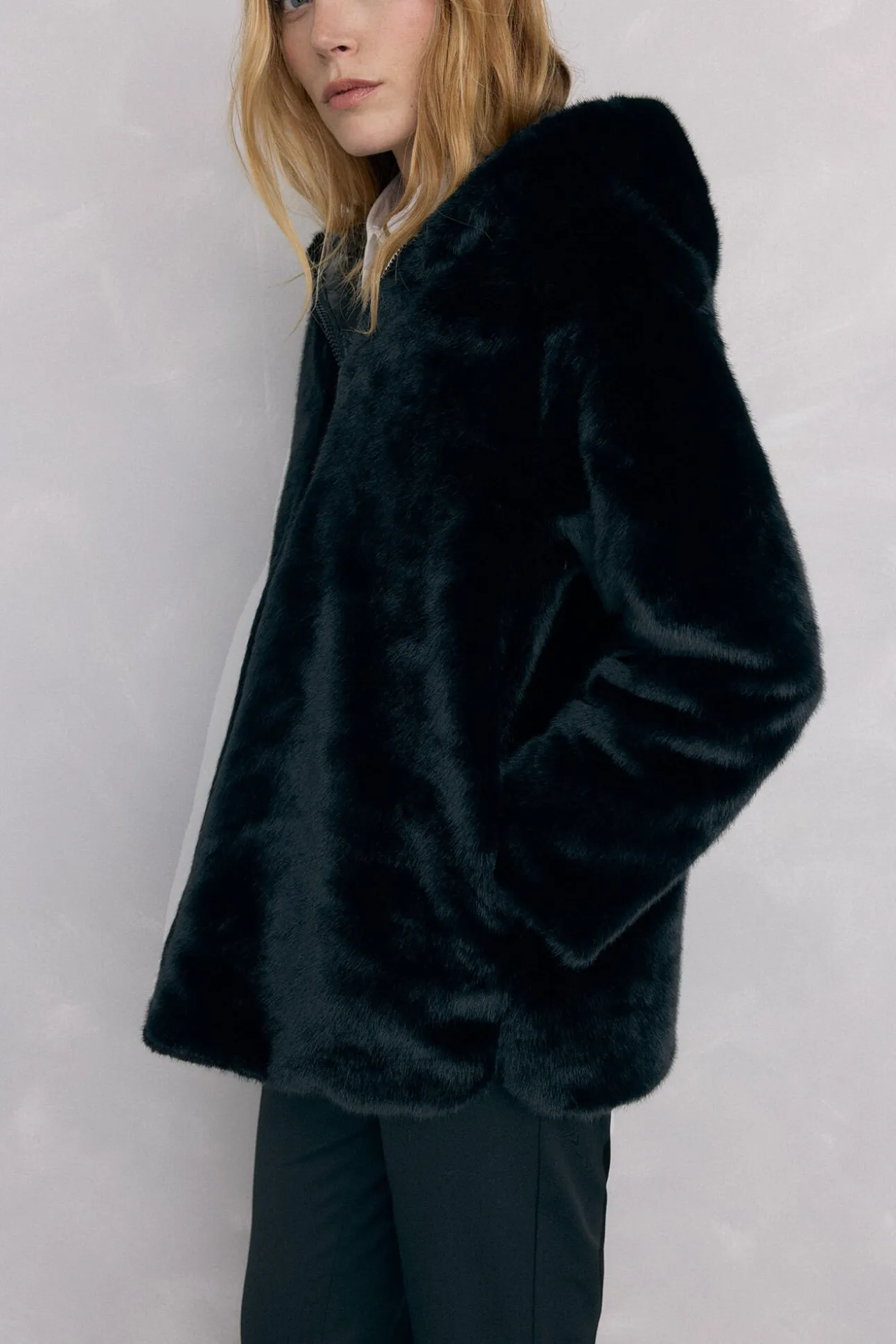Parka reversible pelo