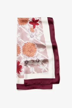 Pañuelo Satinado Estampado Floral