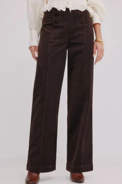 Pauline. Pantalón con doble abotonadura
