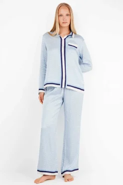 Pijama camisero estampado monogram