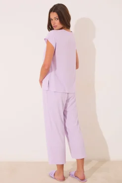 Pijama Capri canalé viscosa