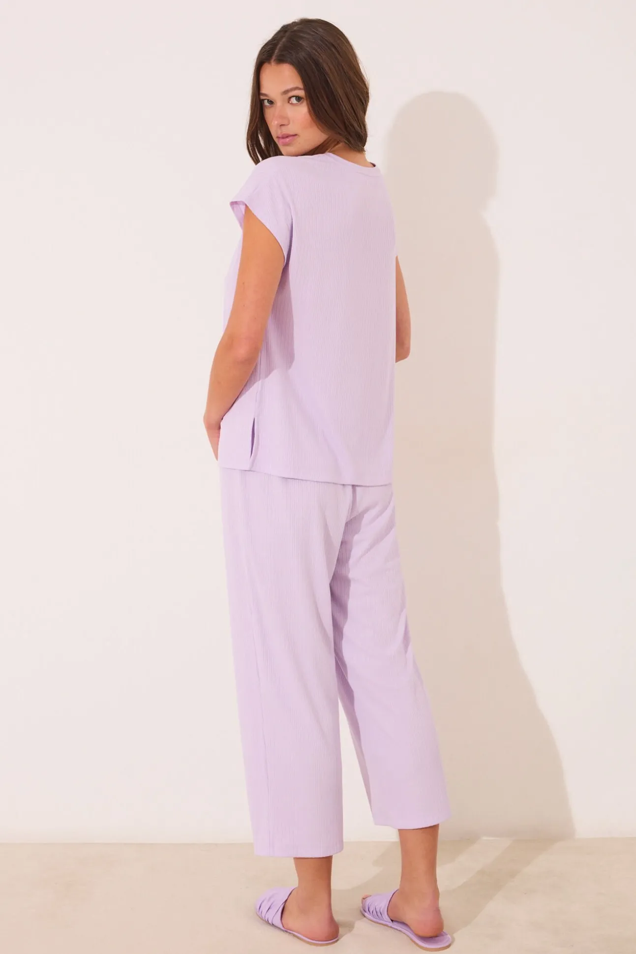 Pijama Capri canalé viscosa