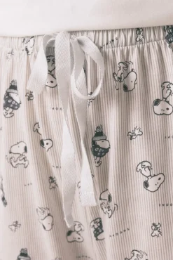 Pijama largo 100% algodón Snoopy