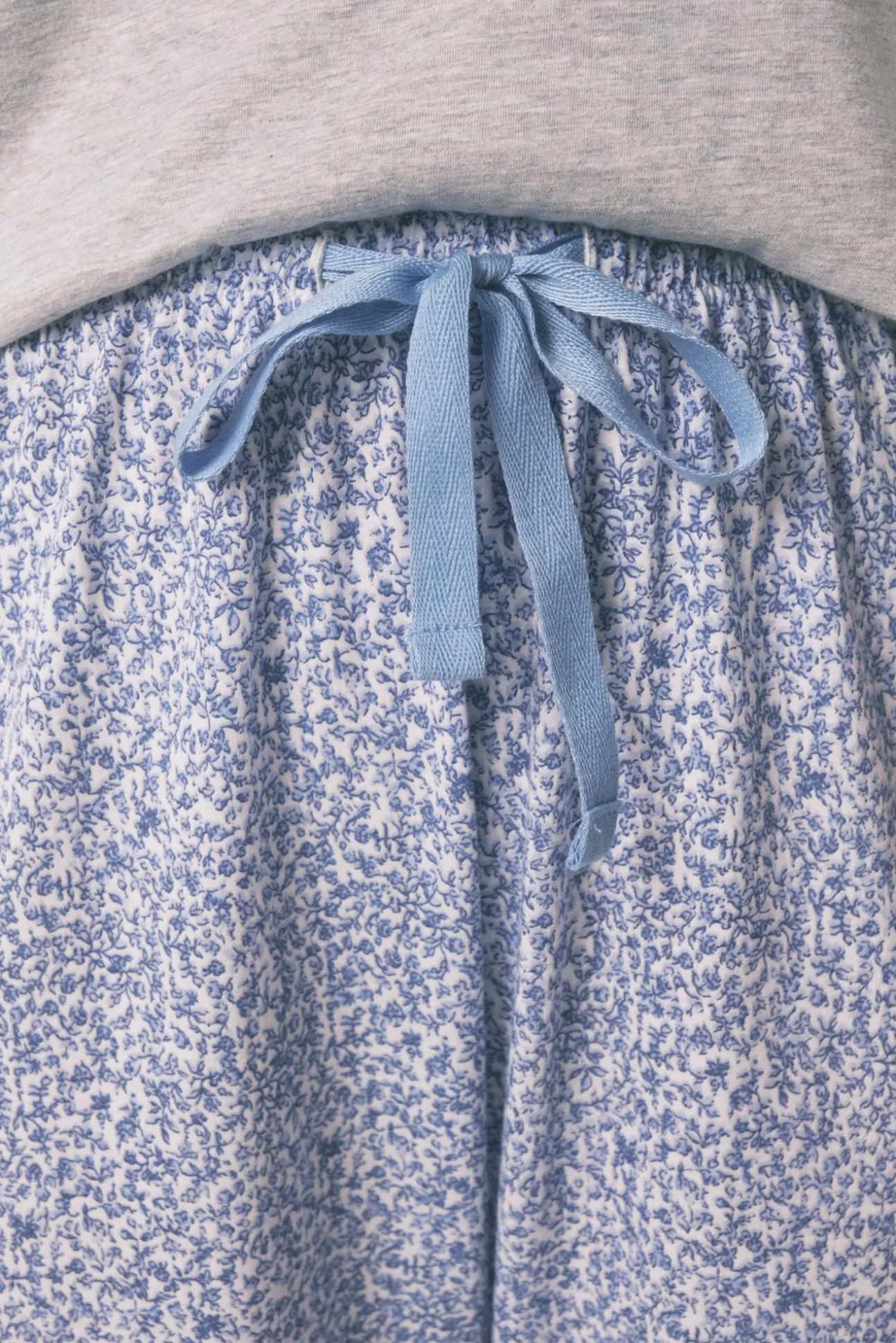 Pijama largo algodón Mickey gris
