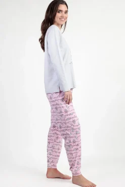 Pijama largo estampado gato Marie Disney
