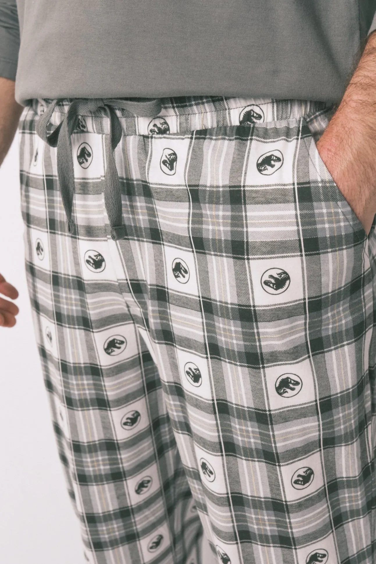 Pijama largo hombre 100% algodón "Jurassic World"