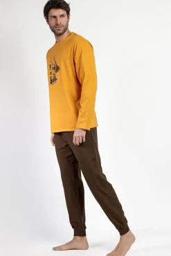 Pijama largo Mandalorian 100% algodón para hombre