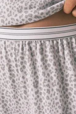 Pijama largo manga corta estampado animal Miffy