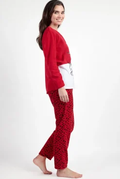 Pijama largo micropolar 101 Dálmatas para mujer