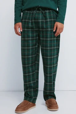 Pijama largo pantalón cuadros